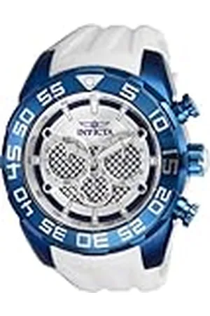 Invicta Reloj Analógico para Hombres de Cuarzo con Correa en Silicona 26300