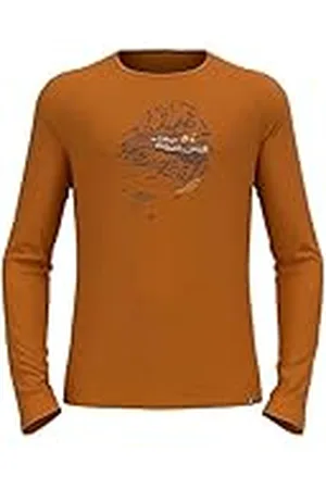 Odlo Hombre Camisa de manga larga ASCENT MERINO 200 DAWN TRACKS