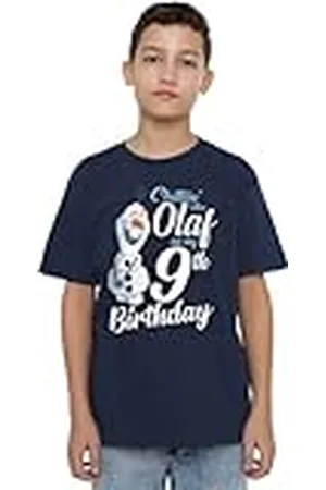 Disney Frozen Chillin Like Olaf 9th Birthday Unisex Kids T Shirt Camiseta, , 7-8 años para Niños