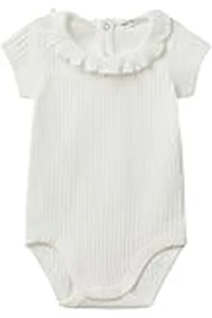 Benetton Body M/M 3f1aab00n Pelele niño, Color Blanco, 74 cm Unisex bebé