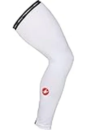 Castelli 4516037 UPF 50 + LIGHT LEG SLEEVES Socks Hombre WHITE Tamaño XL