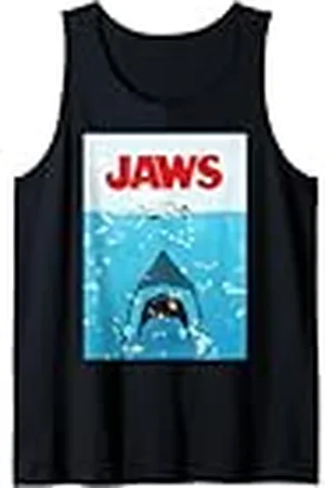 Jaws 50th Anniversary Poster Animated Attack Front & Back Camiseta sin Mangas