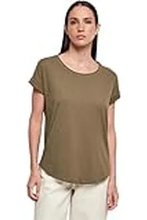 Build Your Brand BY036-Ladies Long Slub tee T-Shirt, , M Women