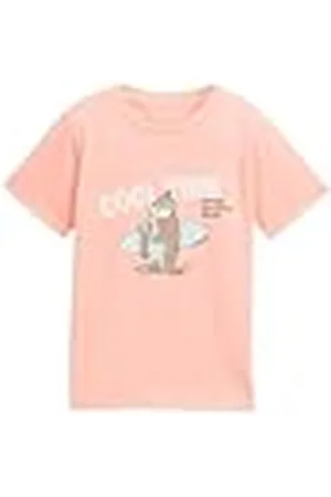 TOM TAILOR 1046523 Camiseta, 37778-Soft Neon Coral, 92-98 para Niños