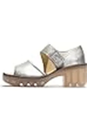 Fly London TAAR558FLY, Sandalias Mujer, Silver, 39 EU