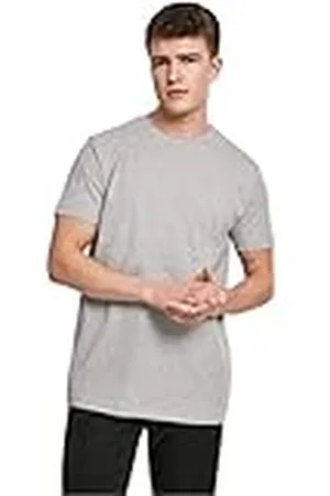 Urban classics Basic Tee, Camiseta para Hombre, Gris , 4XL