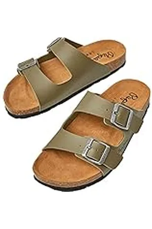 Pepe Jeans Oban Classic 3 W Sandalias para Mujer, Verde (Forest Khaki Green), 6