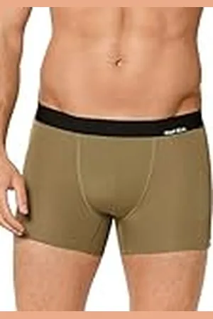 Nur Die Boxer Bambus Herren Boxershorts Bamboo Weich Atmungsaktiv Flexibel Unterhosen Ohne Einschneidener Elastischer Gummibund, , XL Hombres