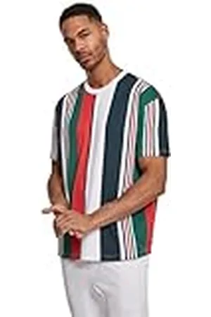Urban classics Heavy Oversized Big AOP Stripe tee Camiseta, , X-Large para Hombre
