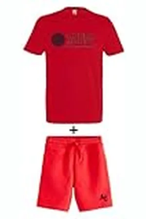American College Set de 2 Piezzas Camiseta Y Bermuda Casual Deportivos Lote de Ropas Ropa De Niños Unisex Niño Niña Modelo ACEN231 Talla 10 Años