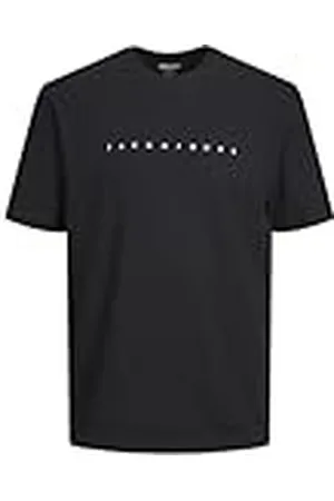 JACK & JONES Jjestar Jj Tee Ss Noos Jnr Camiseta, Niños, Negro, 164