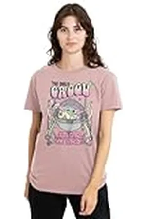 STAR WARS Hippie Grogu Ladies T Shirt, Pink Camiseta, , XL para Mujer