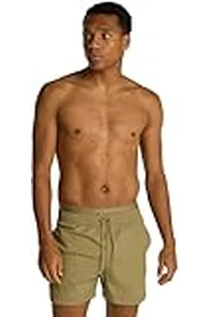 Calvin Klein Bañador Hombre Medium Double Waistband Pernera media, Marrón (Mermaid), L