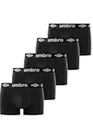 Umbro Calzoncillo Ropa Interior Hombre Algodón Liso (Paquete de 5)