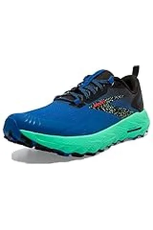 Brooks Cascadia 17, Zapatillas para correr Hombre, Azul/Negro/Verde (Victoria Blue Black Spring Bud), 45 EU