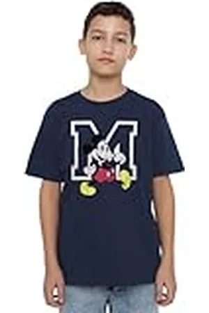 Mickey Mouse Classic Walk Unisex Kids T Shirt Camiseta, , 7-8 años para Niños