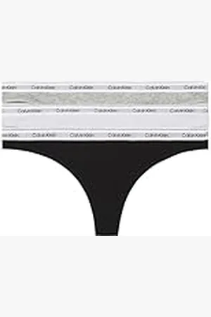 Calvin Klein Pack de 3 Braguitas Tipo Tanga para Mujer Modern Logo, , XS