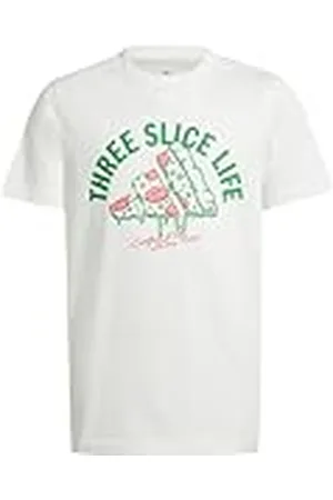 adidas Unisex niños Lounge Pizza Graphic T-Shirt, , 13-14 Years