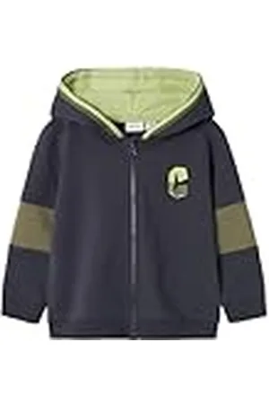 NAME IT NMMNORMANO NREG Sweat Card WH BRU, Chaqueta Sudadera Niños,