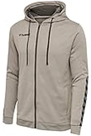 Hummel HmlAUTHENTIC Poly Zip Hoodie Color: Grey Melange_Talla: XL