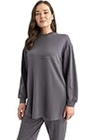 DeFacto Z1612AZ Camiseta túnica, , XL para Mujer