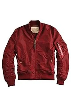 Alpha Industries MA-1 TT Chaqueta Bomber, Rojo (Burgundy-184), XS para Hombre