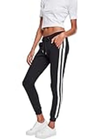Urban classics Ladies College Contrast Sweatpants Pantalones, , W27 (Talla del Fabricante: Small) para Mujer