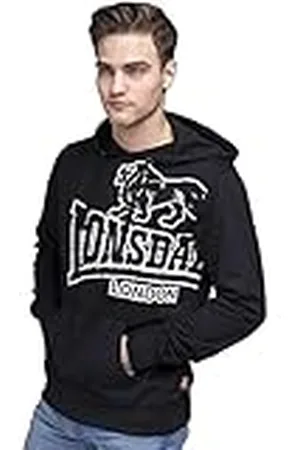 Lonsdale London Sudadera con Capucha para Hombre Tadley