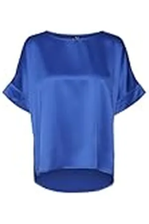 VERO MODA Vmmerle 2/4 O-Neck Top Wvn Ga Noos Camiseta, Navegar por Internet, L para Mujer