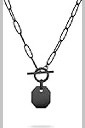 liebeskind Berlin - Collar de acero inoxidable con cierre en T (45 cm), 45 cm, Acero inoxidable, No es una piedra preciosa
