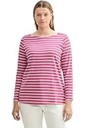 TOM TAILOR 1043761 Camiseta de Manga Larga Plussize, , 50 para Mujer