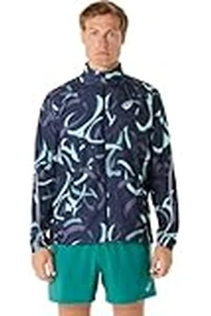 Asics 2011D096-401 ROAD LITE-SHOW PACKABLE JACKET Jacket Hombre MIDNIGHT Tamaño XS
