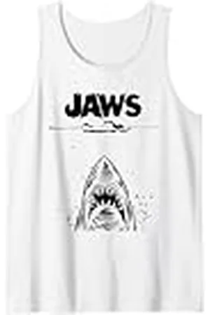 Jaws 50th Anniversary Poster & White Sketch 2-Sided Camiseta sin Mangas