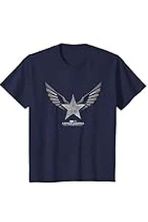 Marvel Niños Captain America Wings Camiseta