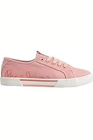 Pepe Jeans Brady Logo W, Zapatilla Sostenible, Naranja (Melocotón Claro), 25 EU