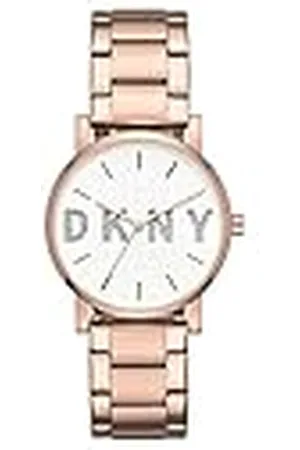 DKNY Reloj Analógico para Mujer de Cuarzo con Correa en Acero Inoxidable NY2654