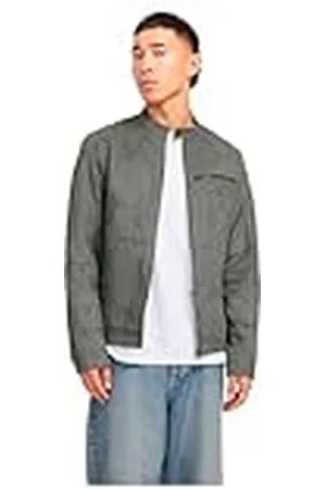 JACK & JONES Jjedylan-Chaqueta de Motorista Noos, Sedona Sage, S Hombres