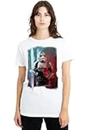 STAR WARS Obiwan Kenobi Stormtrooper Painted Ladies T Shirt, White Camiseta, , XL para Mujer
