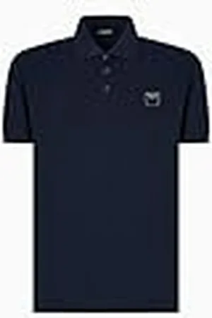 Emporio Armani Satin Label Polo Beachwear Camiseta, , L para Hombre