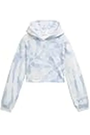 TOM TAILOR 1046338 Sudadera, 37183-Diseño de Tinte Azul Claro, 128 para Niñas