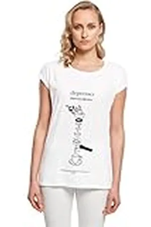 Mister Tee Mt10124-ladies Depresso Extended Shoulder tee Camiseta, , S Mujeres