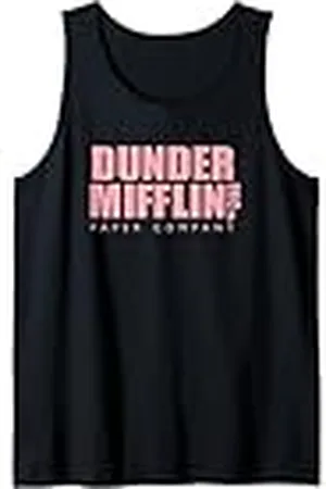 The Office Logotipo de Pink Dunder Mifflin Camiseta sin Mangas