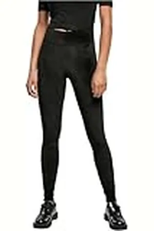 Urban classics Tb4546-ladies High Waist Velvet Leggings, , 4XL Mujeres