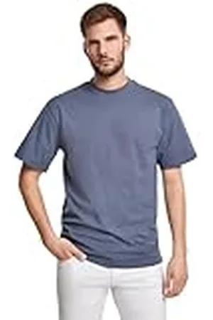 Urban classics Camiseta básica de Manga Corta de Hombre, Cuello Redondo Normal, de algodón Grueso, Largo Oversize, Distintos Colores, Tallas S-6XL