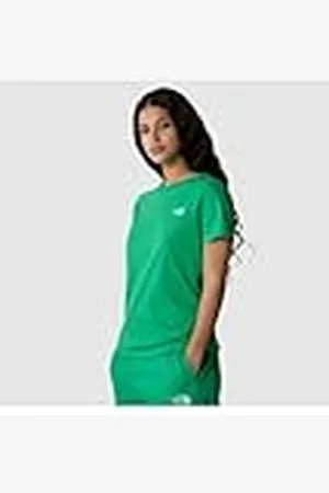 The North Face Cúpula Simple Camiseta, Esmeralda óptica, Small Mujeres