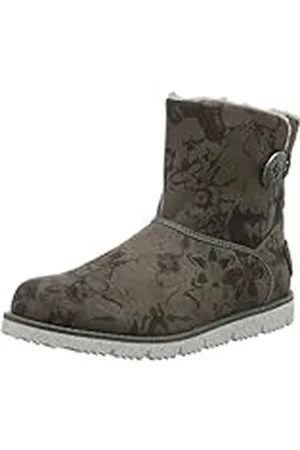 QS by s.Oliver 56411 - Botas cortas para niñas, color Gris (PEPPER MULTIFL 378), talla 37 EU
