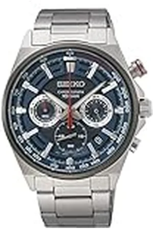 Seiko Reloj Analógico para Hombres de Cuarzo con Correa en Acero Inoxidable SSB407P1