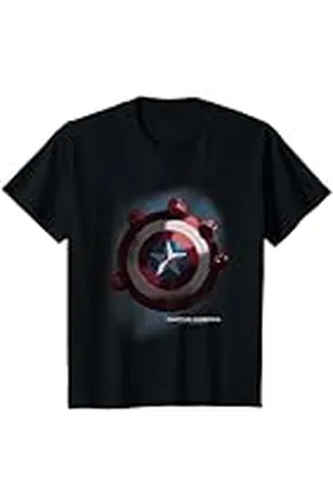 Marvel Niños Captain America Red Hulk Grabbing Shield Camiseta