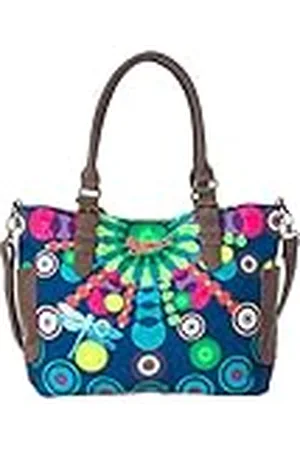 Desigual Bols_SAINTROPEZ Adriana 46X52405047U - Bolso Bandolera para Mujer, 14 x 27 x 28 cm (Ancho x Alto x Profundidad), , 14x27x28 cm (B x H x T)