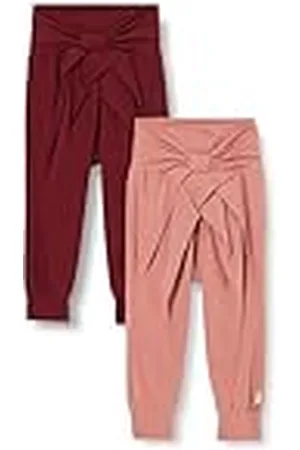 Müsli By Green Cotton Cozy me Bow Pants Baby 2-Pack, Calzoncillos Niñas bebés, Daydream/Cabernet